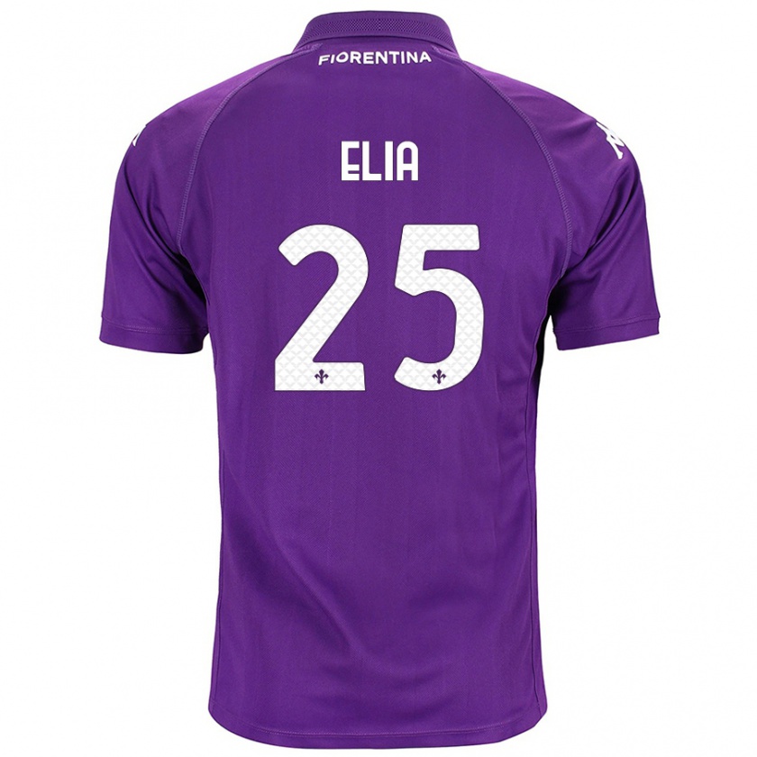 Kandiny Mujer Camiseta Mirko Elia #25 Morado 1ª Equipación 2024/25 La Camisa Chile