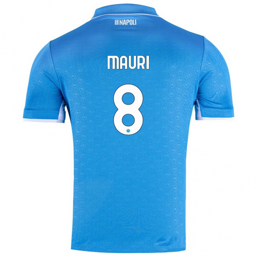 Kandiny Mujer Camiseta Claudia Mauri #8 Azul Cielo 1ª Equipación 2024/25 La Camisa Chile