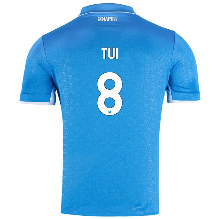 Kandiny Mujer Camiseta Sara Tui #8 Azul Cielo 1ª Equipación 2024/25 La Camisa Chile