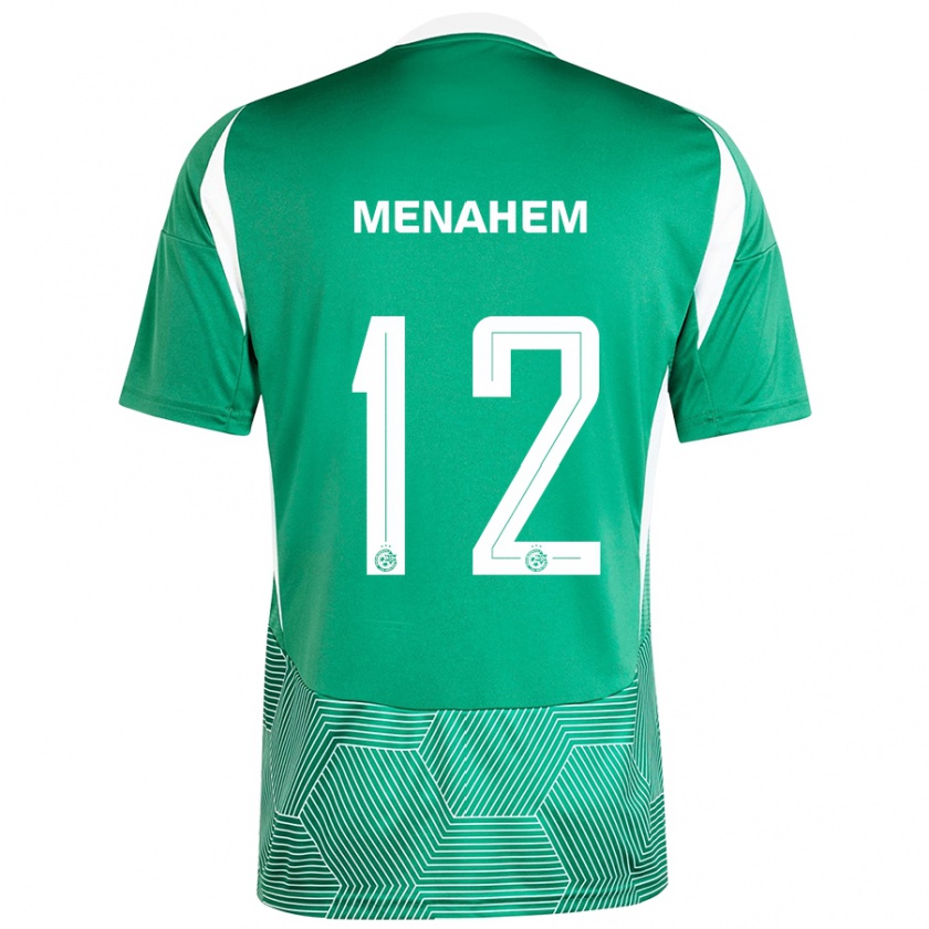 Kandiny Mujer Camiseta Sun Menahem #12 Verde Blanco 1ª Equipación 2024/25 La Camisa Chile