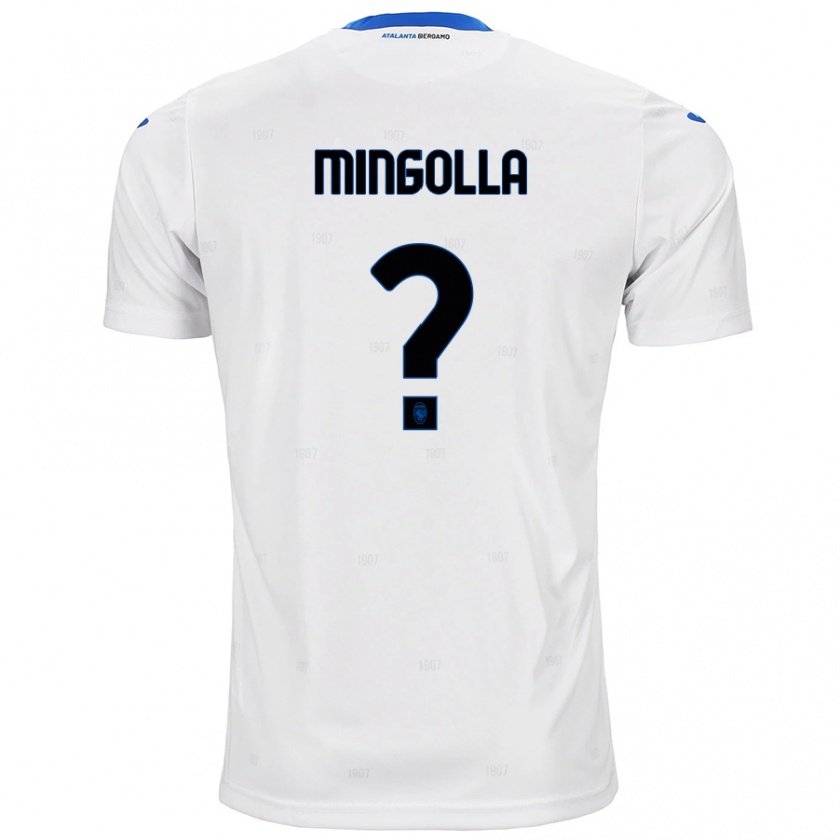 Kandiny Mujer Camiseta Simone Mingolla #0 Blanco 2ª Equipación 2024/25 La Camisa Chile