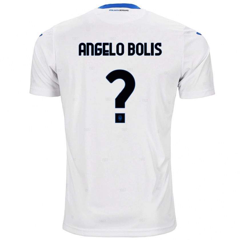 Kandiny Mujer Camiseta Tommaso Angelo Bolis #0 Blanco 2ª Equipación 2024/25 La Camisa Chile