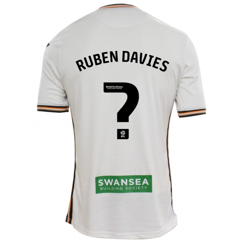 Kandiny Niño Camiseta Ruben Davies #0 Blanco 1ª Equipación 2024/25 La Camisa Chile