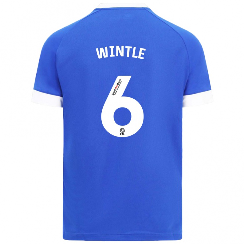 Kandiny Niño Camiseta Ryan Wintle #6 Azul Cielo 1ª Equipación 2024/25 La Camisa Chile