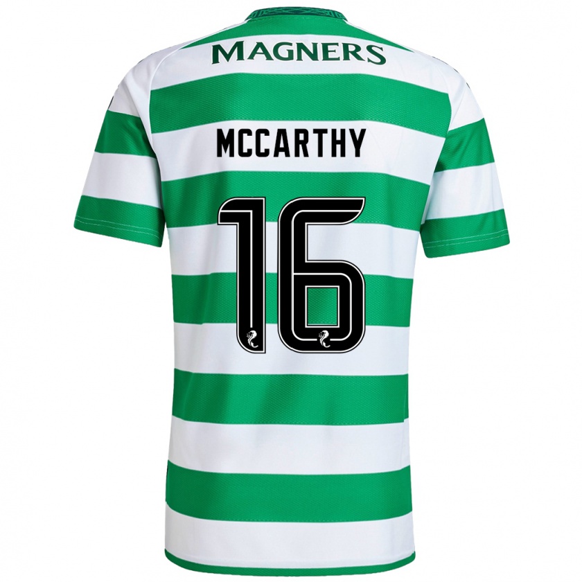 Kandiny Niño Camiseta James Mccarthy #16 Verde Blanco 1ª Equipación 2024/25 La Camisa Chile