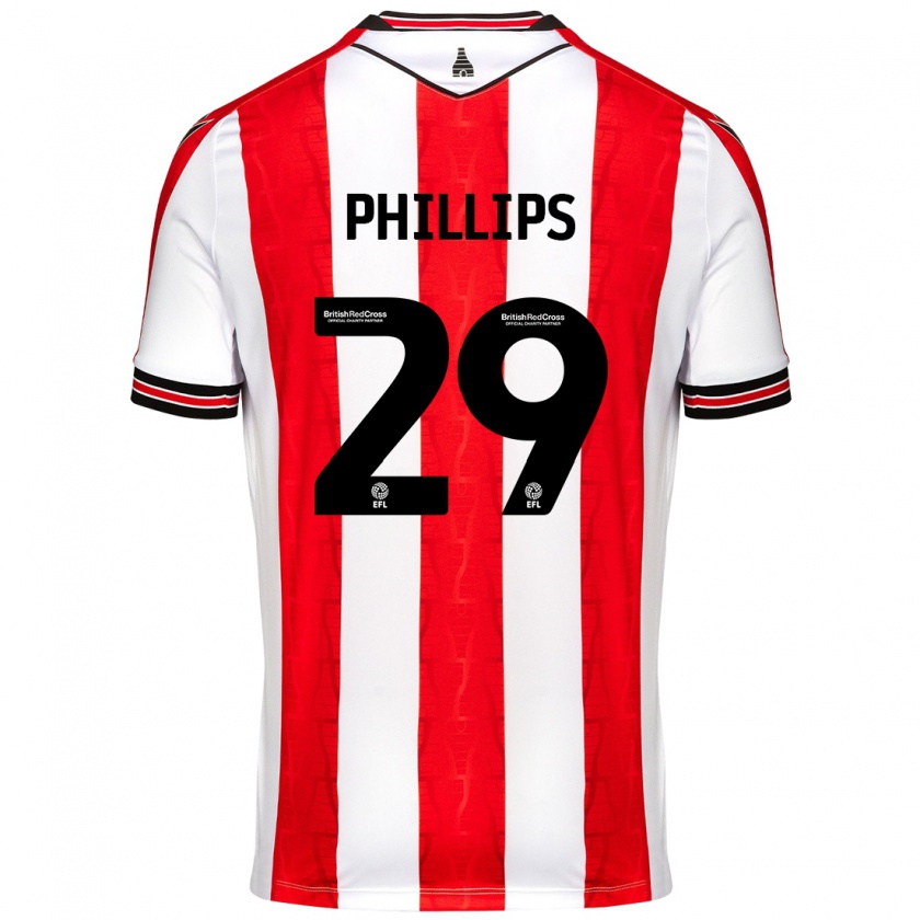 Kandiny Niño Camiseta D'margio Wright-Phillips #29 Rojo Blanco 1ª Equipación 2024/25 La Camisa Chile