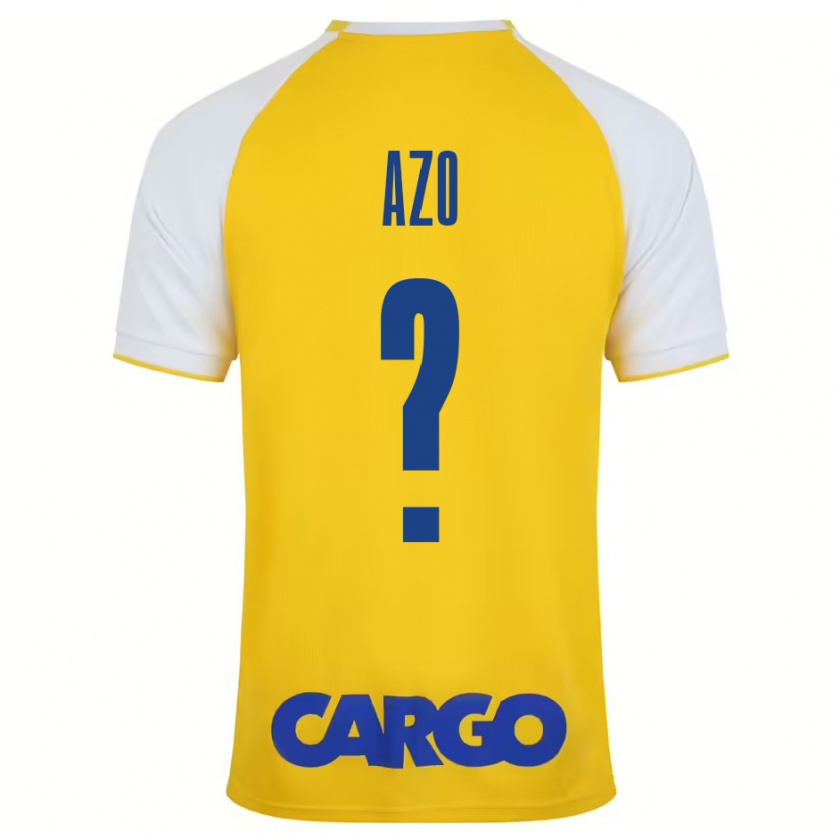 Kandiny Niño Camiseta Ori Azo #0 Amarillo Blanco 1ª Equipación 2024/25 La Camisa Chile