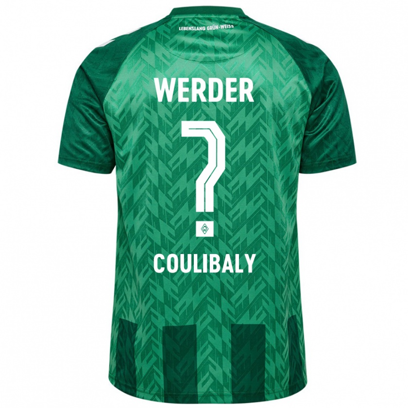 Kandiny Niño Camiseta Karim Coulibaly #0 Verde 1ª Equipación 2024/25 La Camisa Chile