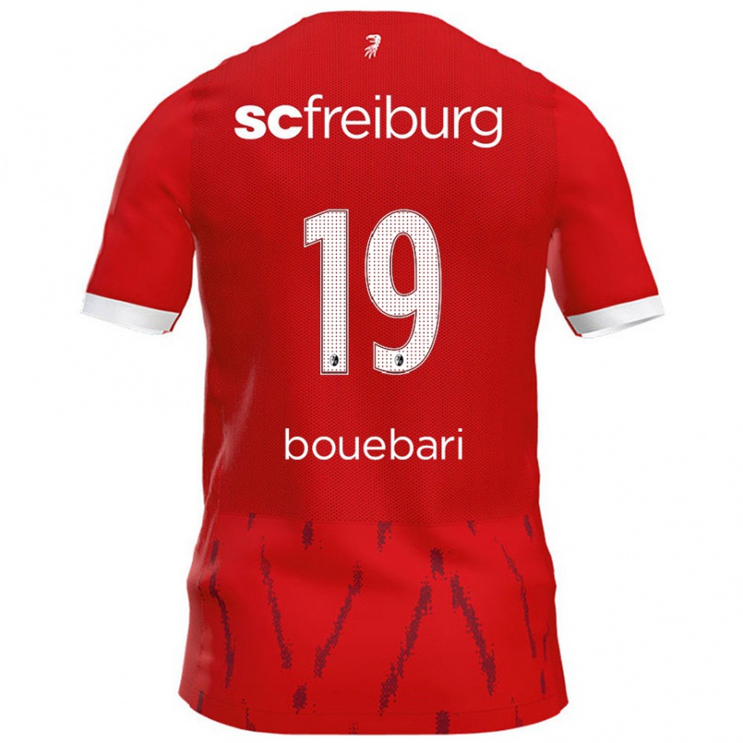 Kandiny Niño Camiseta Franci Bouebari #19 Rojo 1ª Equipación 2024/25 La Camisa Chile