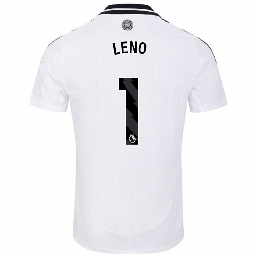 Kandiny Niño Camiseta Bernd Leno #1 Blanco 1ª Equipación 2024/25 La Camisa Chile