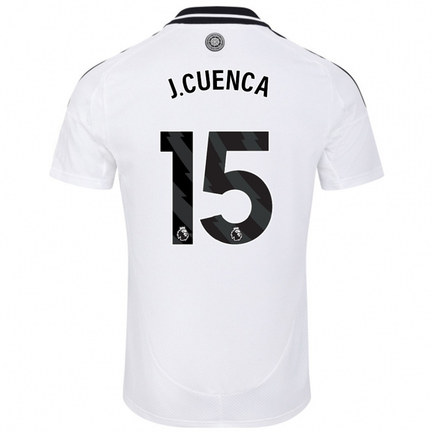 Kandiny Niño Camiseta Jorge Cuenca #15 Blanco 1ª Equipación 2024/25 La Camisa Chile