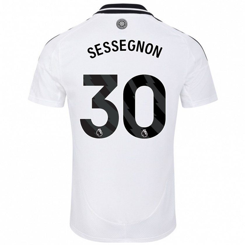 Kandiny Niño Camiseta Ryan Sessegnon #30 Blanco 1ª Equipación 2024/25 La Camisa Chile