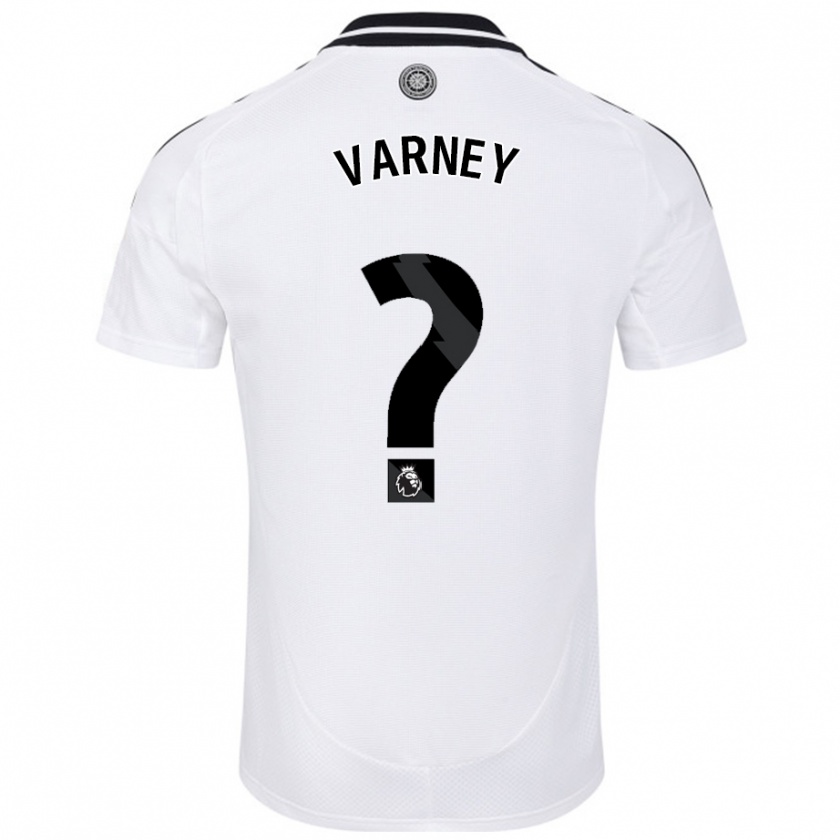 Kandiny Niño Camiseta Oscar Varney #0 Blanco 1ª Equipación 2024/25 La Camisa Chile