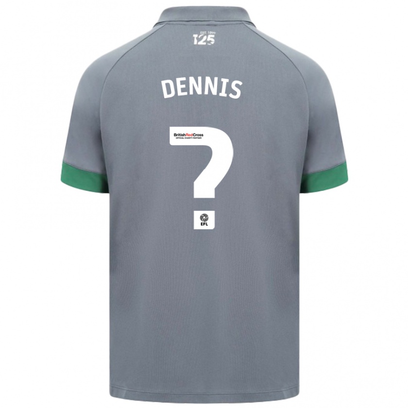 Kandiny Niño Camiseta Jake Dennis #0 Gris Oscuro 2ª Equipación 2024/25 La Camisa Chile