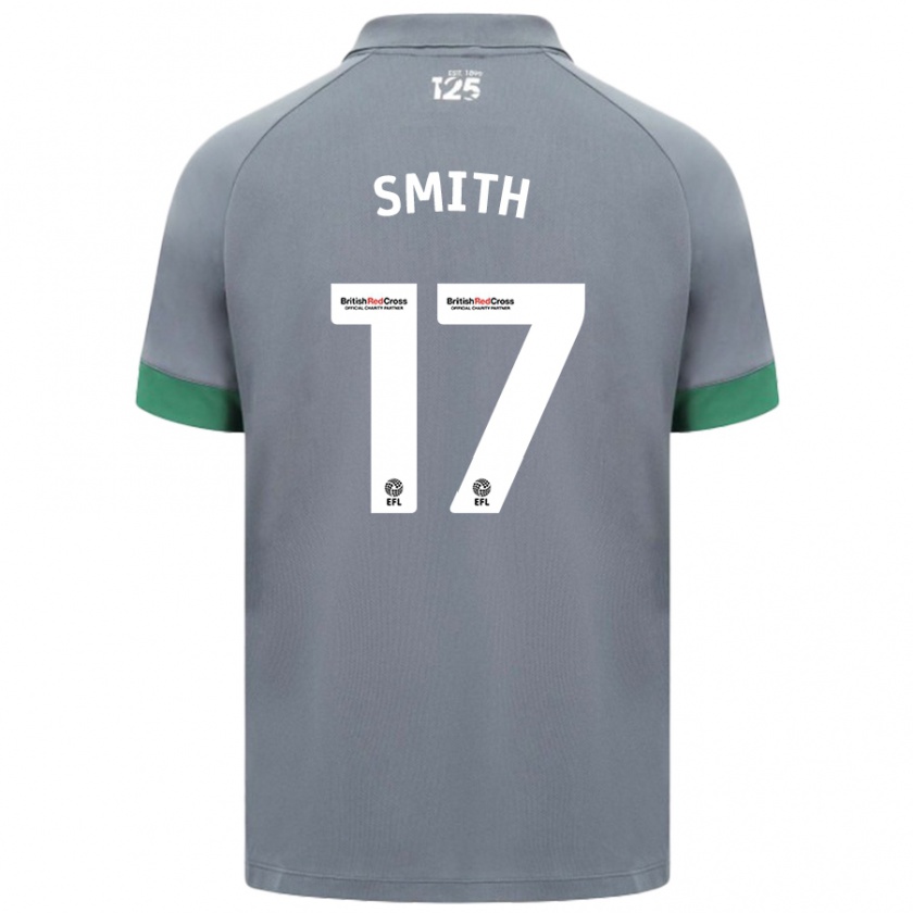 Kandiny Niño Camiseta Hollie Smith #17 Gris Oscuro 2ª Equipación 2024/25 La Camisa Chile