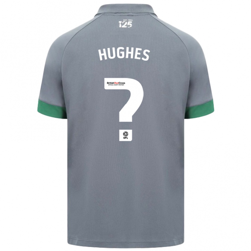 Kandiny Niño Camiseta Caleb Hughes #0 Gris Oscuro 2ª Equipación 2024/25 La Camisa Chile