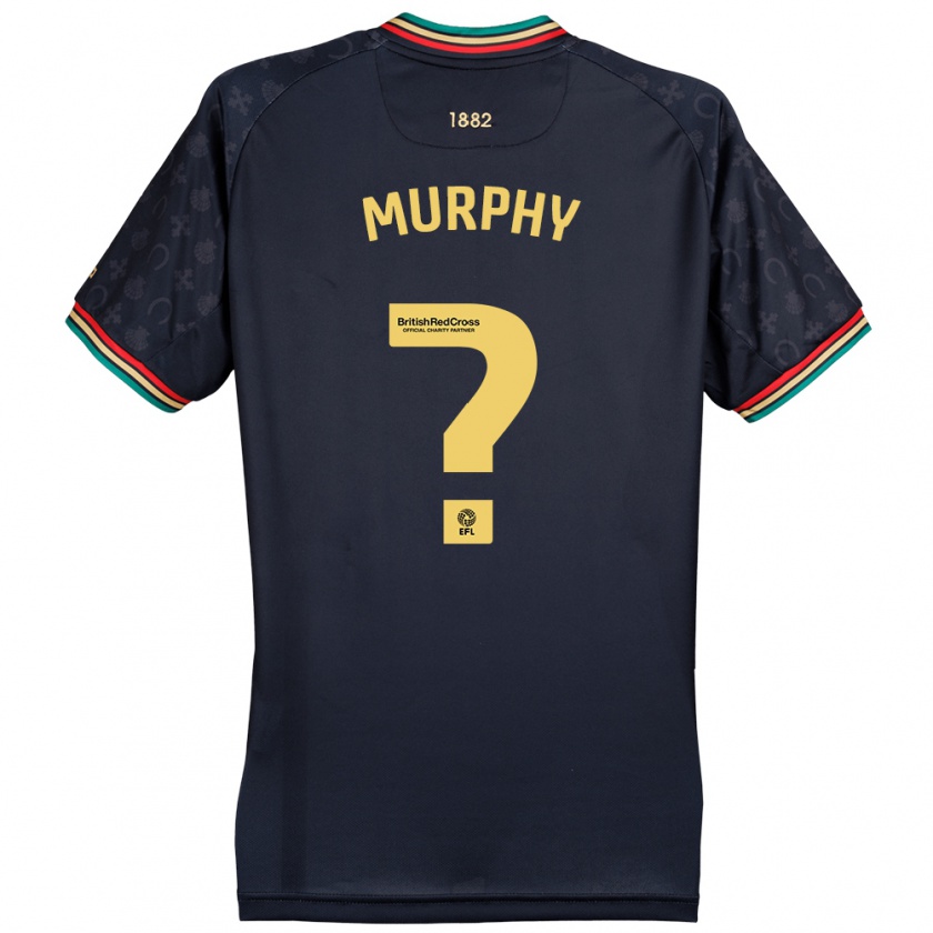 Kandiny Niño Camiseta Harry Murphy #0 Azul Marino Oscuro 2ª Equipación 2024/25 La Camisa Chile