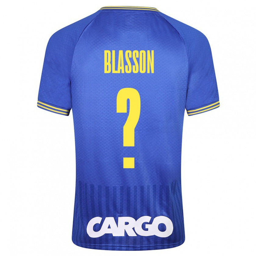 Kandiny Niño Camiseta Ariel Blasson #0 Blanco 2ª Equipación 2024/25 La Camisa Chile