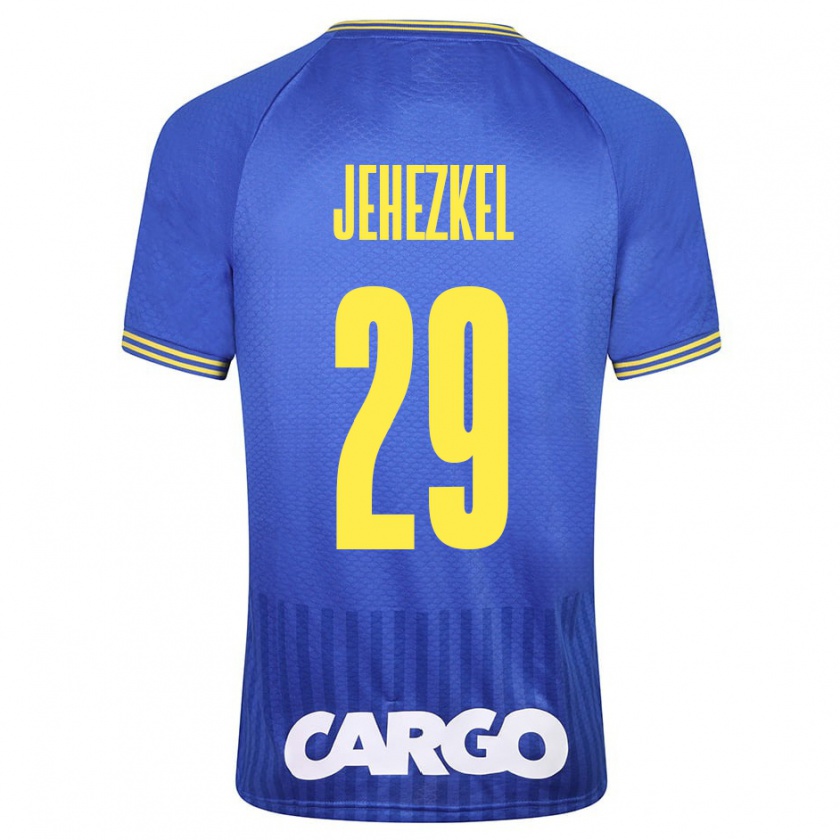 Kandiny Niño Camiseta Sagiv Jehezkel #29 Blanco 2ª Equipación 2024/25 La Camisa Chile