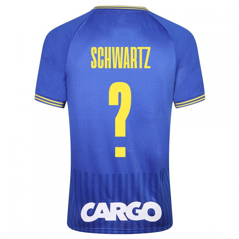 Kandiny Niño Camiseta Noam Schwartz #0 Blanco 2ª Equipación 2024/25 La Camisa Chile