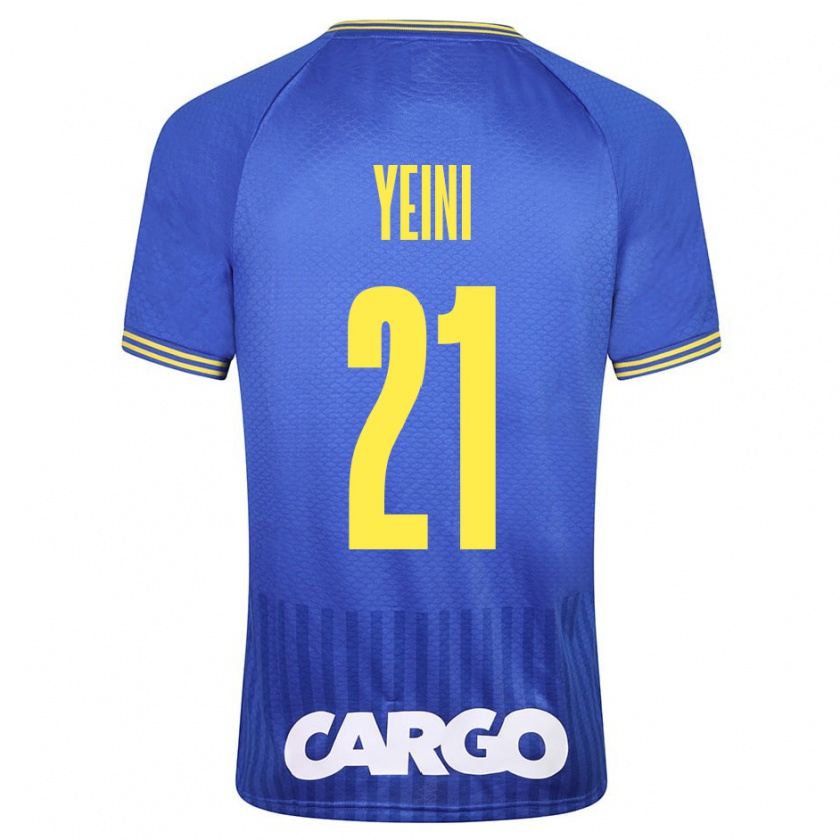 Kandiny Niño Camiseta Sheran Yeini #21 Blanco 2ª Equipación 2024/25 La Camisa Chile