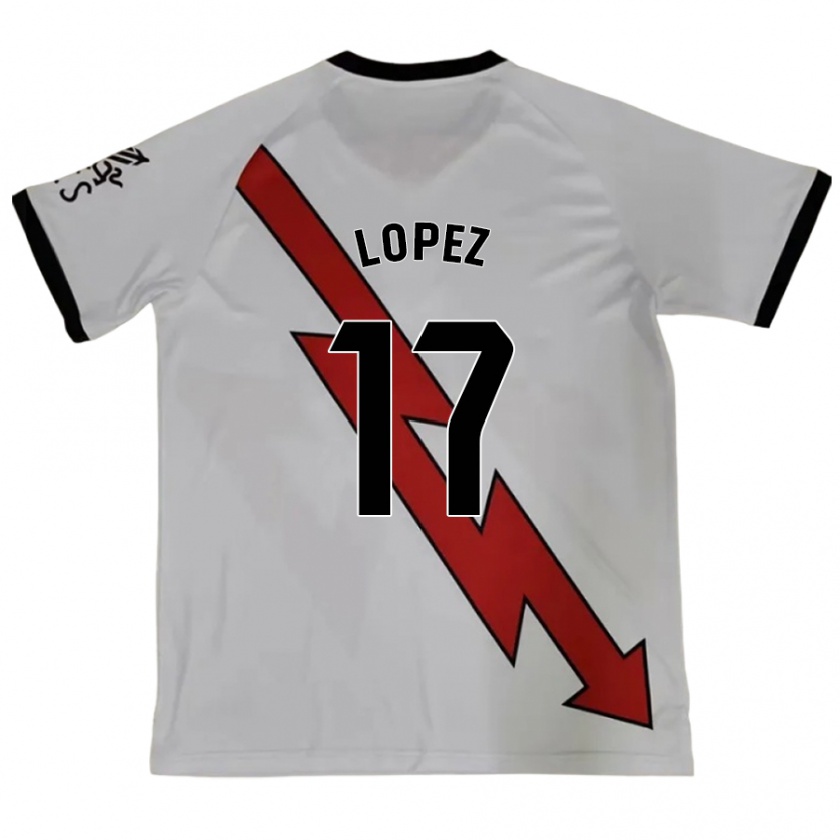 Kandiny Niño Camiseta Unai López #17 Rojo 2ª Equipación 2024/25 La Camisa Chile