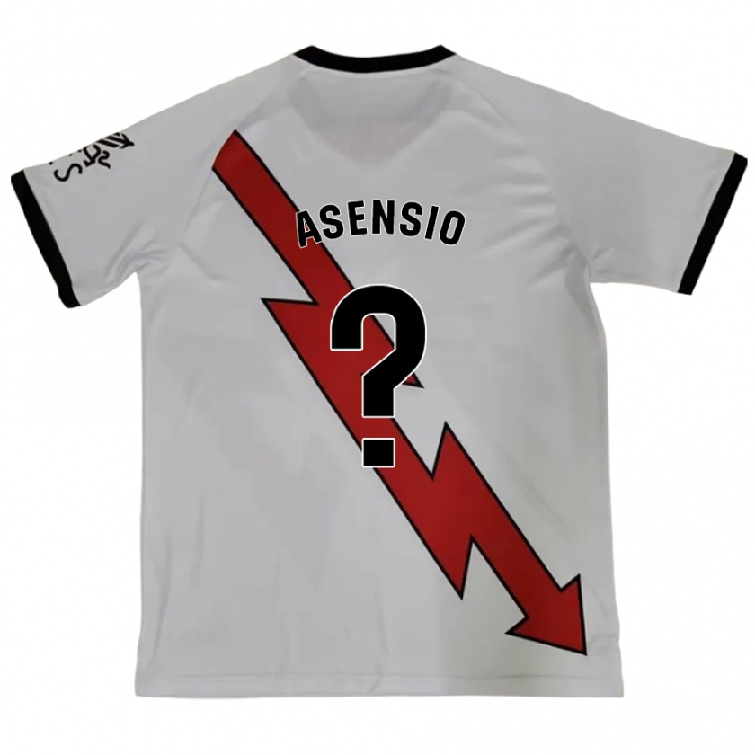 Kandiny Niño Camiseta Santi Asensio #0 Rojo 2ª Equipación 2024/25 La Camisa Chile