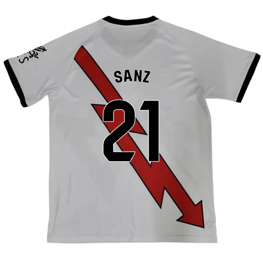 Kandiny Niño Camiseta Luismi Sanz #21 Rojo 2ª Equipación 2024/25 La Camisa Chile