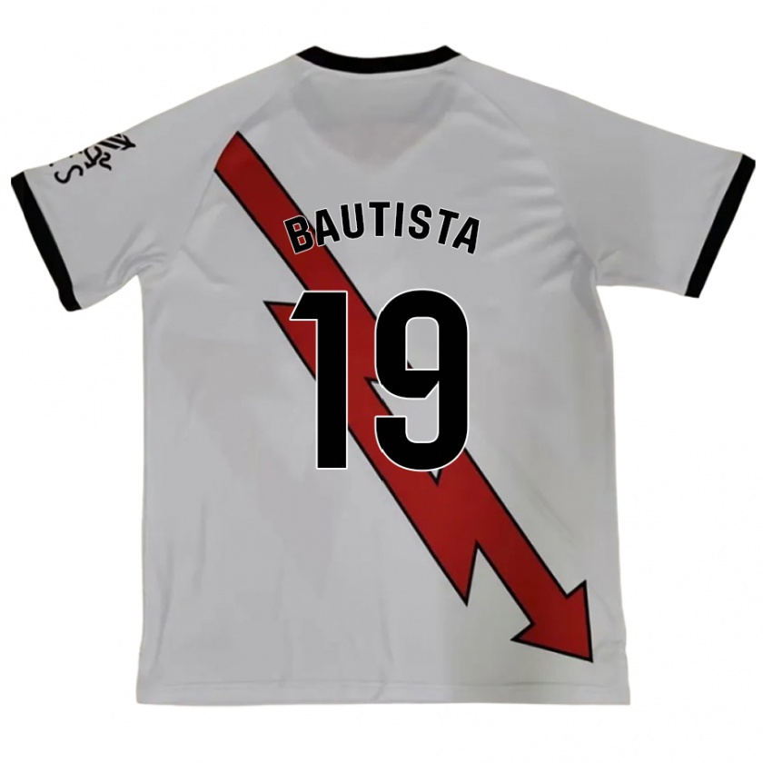 Kandiny Niño Camiseta Carla Bautista #19 Rojo 2ª Equipación 2024/25 La Camisa Chile