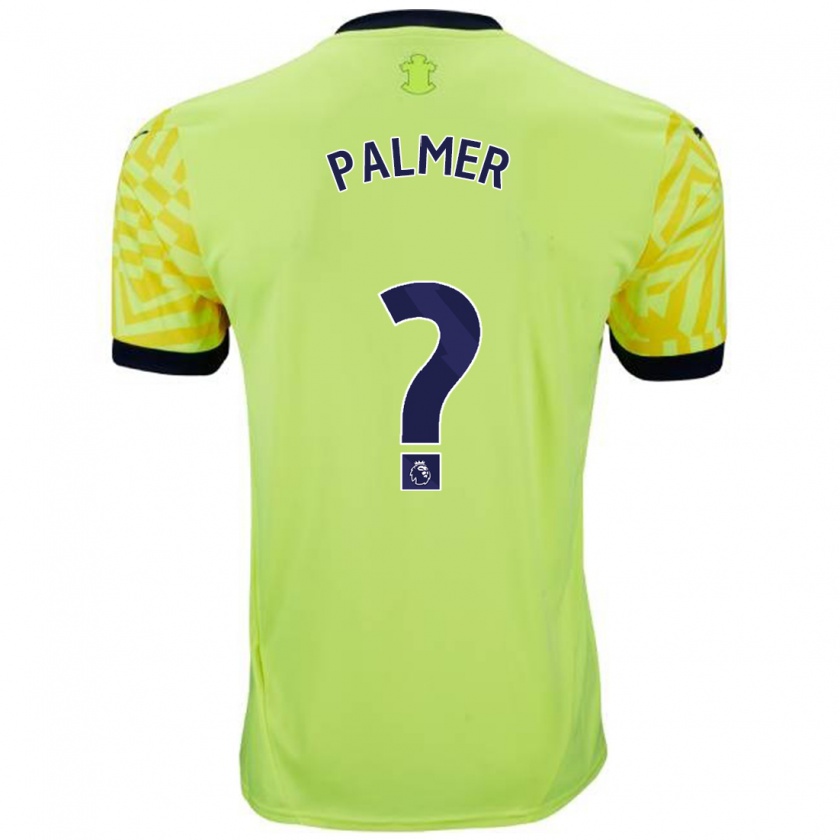 Kandiny Niño Camiseta Aimee Palmer #0 Amarillo 2ª Equipación 2024/25 La Camisa Chile