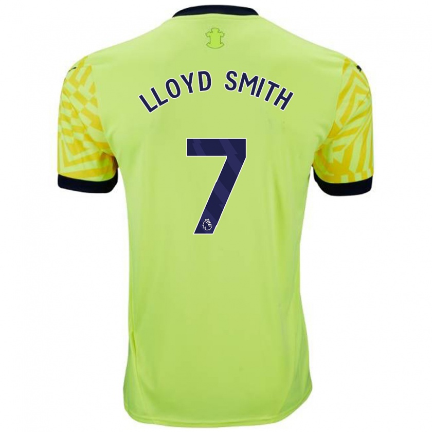 Kandiny Niño Camiseta Lexi Lloyd-Smith #7 Amarillo 2ª Equipación 2024/25 La Camisa Chile