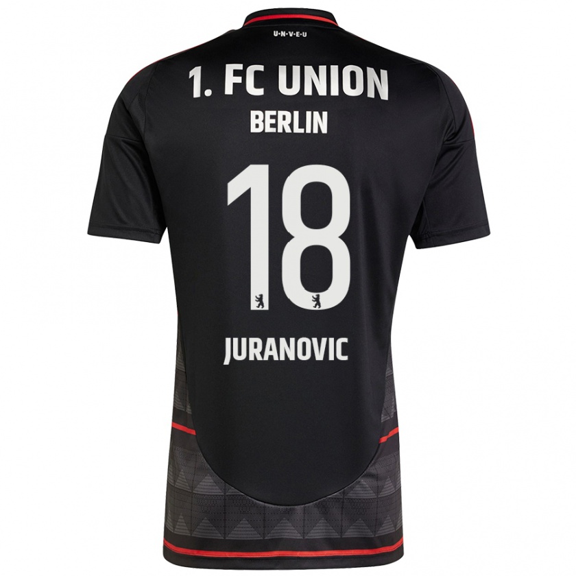 Kandiny Niño Camiseta Josip Juranovic #18 Negro 2ª Equipación 2024/25 La Camisa Chile