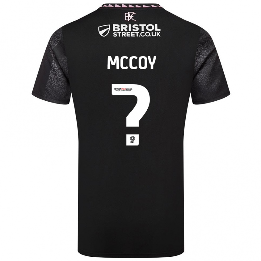 Kandiny Niño Camiseta Adam Mccoy #0 Negro 2ª Equipación 2024/25 La Camisa Chile