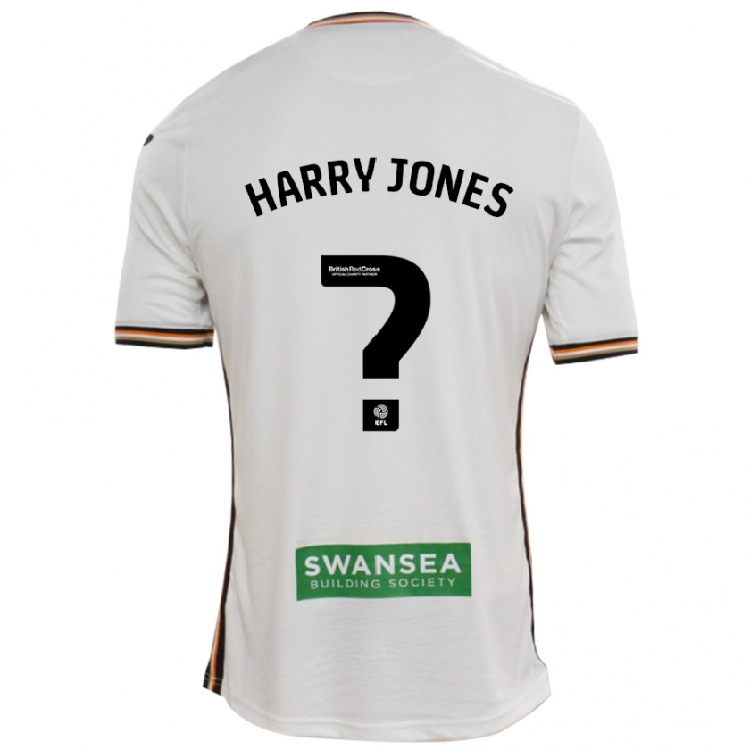 Kandiny Hombre Camiseta Harry Jones #0 Blanco 1ª Equipación 2024/25 La Camisa Chile