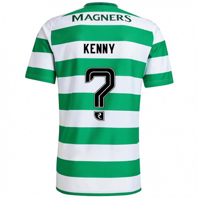 Kandiny Hombre Camiseta Johnny Kenny #0 Verde Blanco 1ª Equipación 2024/25 La Camisa Chile