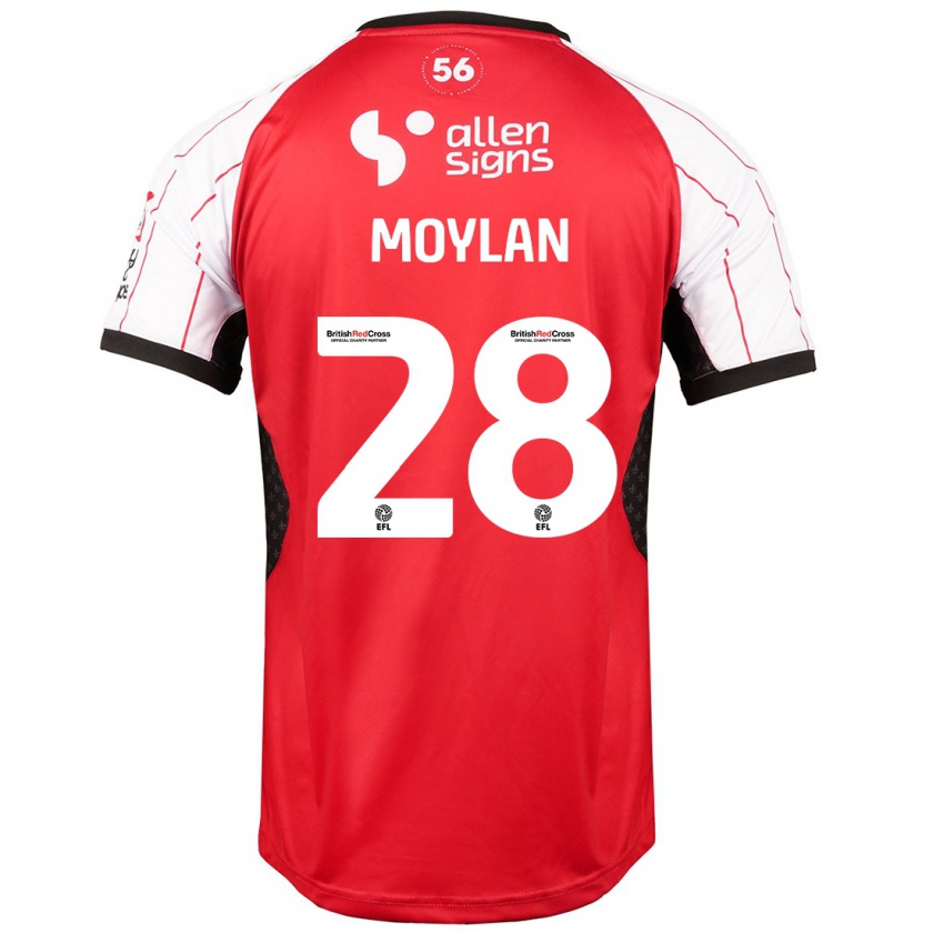 Kandiny Hombre Camiseta Jack Moylan #28 Blanco 1ª Equipación 2024/25 La Camisa Chile