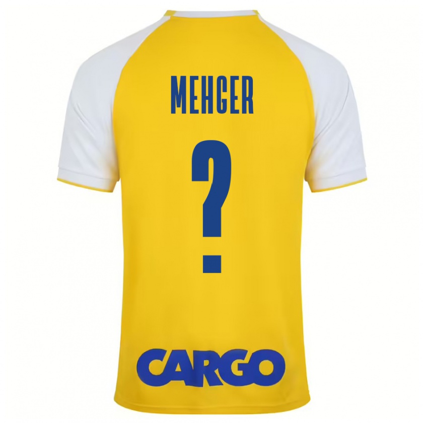 Kandiny Hombre Camiseta Itay Mehger #0 Amarillo Blanco 1ª Equipación 2024/25 La Camisa Chile