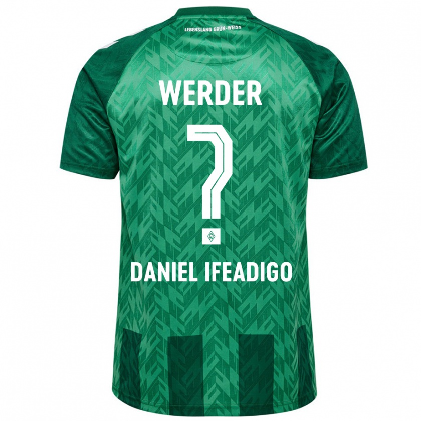 Kandiny Hombre Camiseta Kamsiyonna Daniel Ifeadigo #0 Verde 1ª Equipación 2024/25 La Camisa Chile