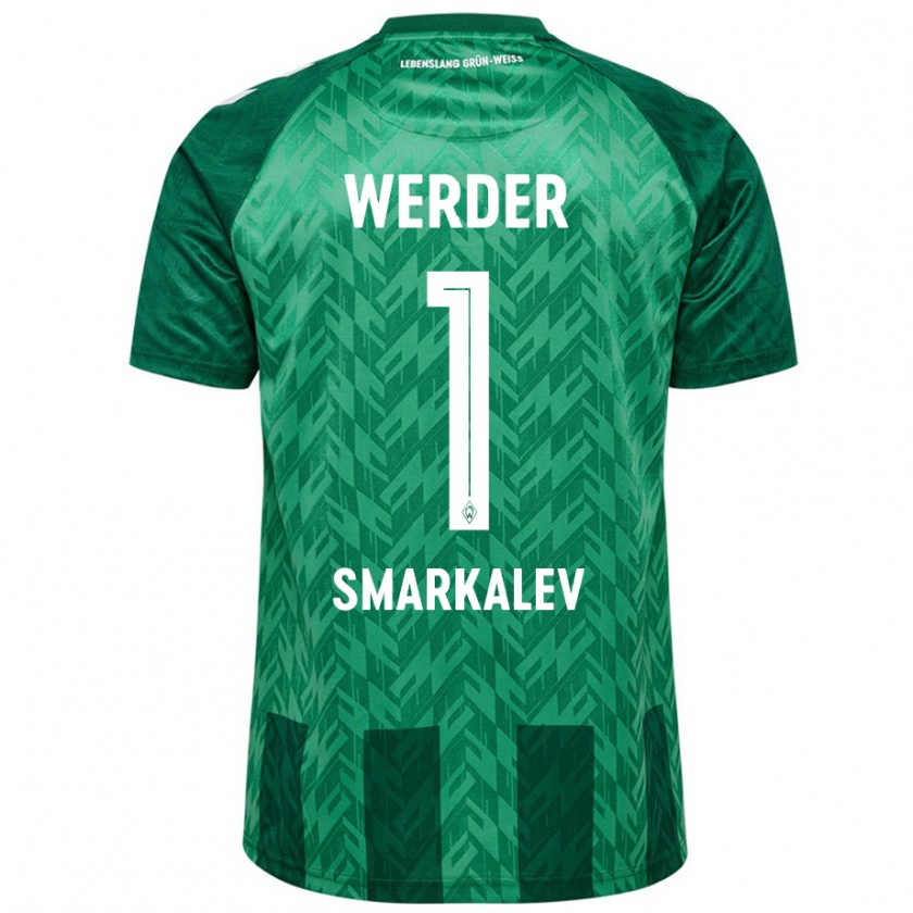 Kandiny Hombre Camiseta Stefan Smarkalev #1 Verde 1ª Equipación 2024/25 La Camisa Chile