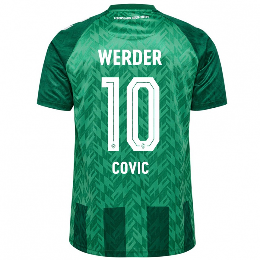 Kandiny Hombre Camiseta Patrice Covic #10 Verde 1ª Equipación 2024/25 La Camisa Chile