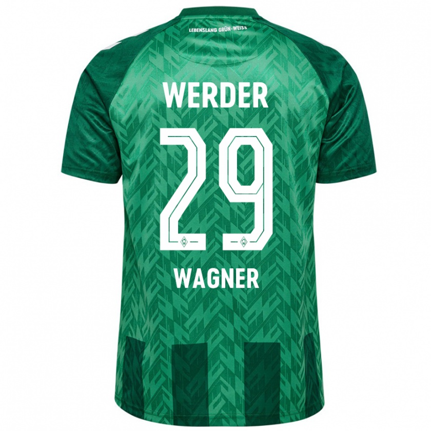 Kandiny Hombre Camiseta Paul Wagner #29 Verde 1ª Equipación 2024/25 La Camisa Chile