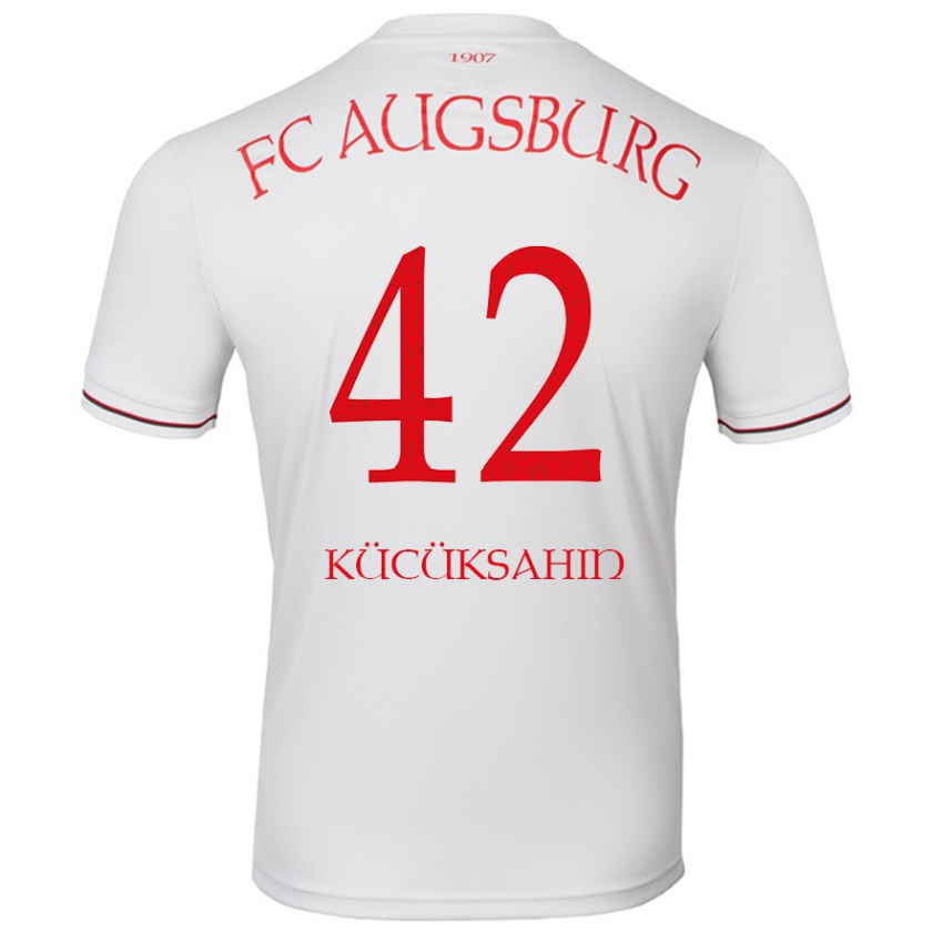 Kandiny Hombre Camiseta Mahmut Kücüksahin #42 Blanco 1ª Equipación 2024/25 La Camisa Chile