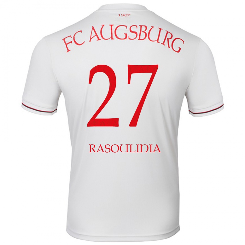 Kandiny Hombre Camiseta Nick Rasoulinia #27 Blanco 1ª Equipación 2024/25 La Camisa Chile