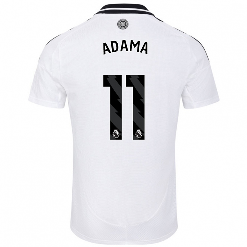 Kandiny Hombre Camiseta Adama Traoré #11 Blanco 1ª Equipación 2024/25 La Camisa Chile