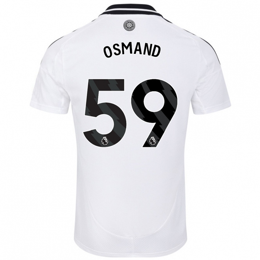 Kandiny Hombre Camiseta Callum Osmand #59 Blanco 1ª Equipación 2024/25 La Camisa Chile