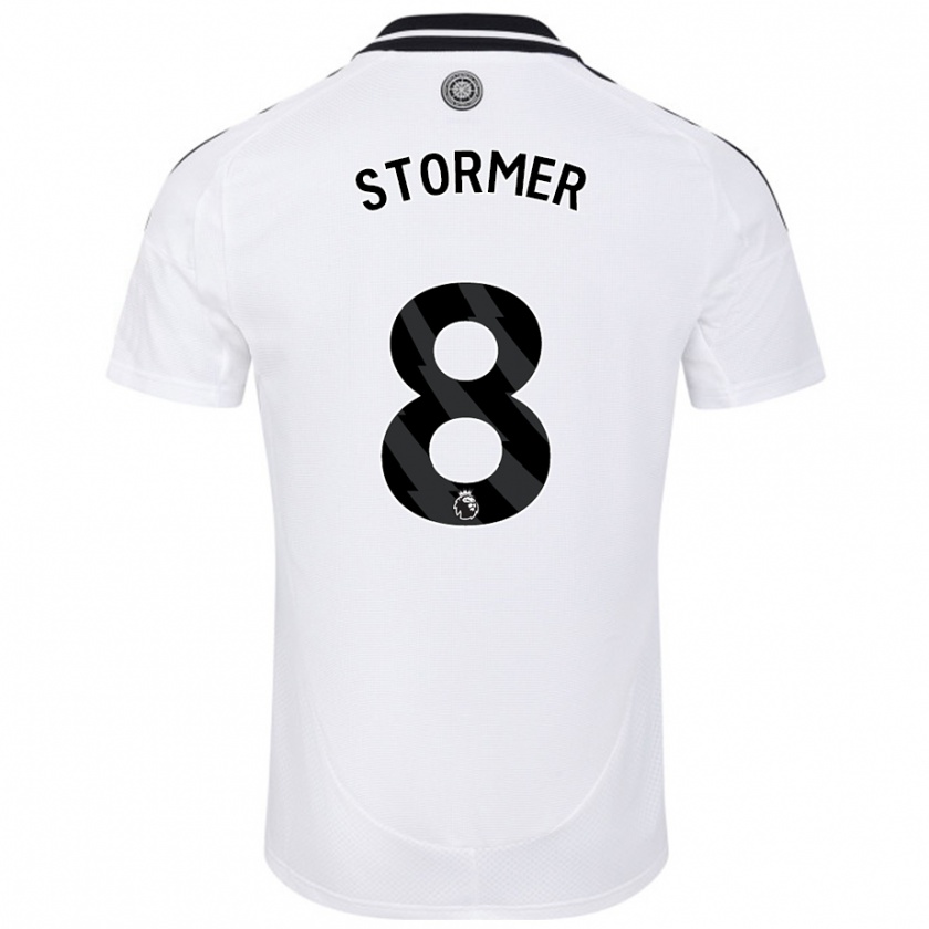 Kandiny Hombre Camiseta Becky Stormer #8 Blanco 1ª Equipación 2024/25 La Camisa Chile