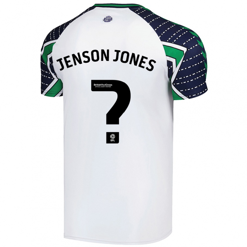 Kandiny Hombre Camiseta Jenson Jones #0 Blanco 2ª Equipación 2024/25 La Camisa Chile