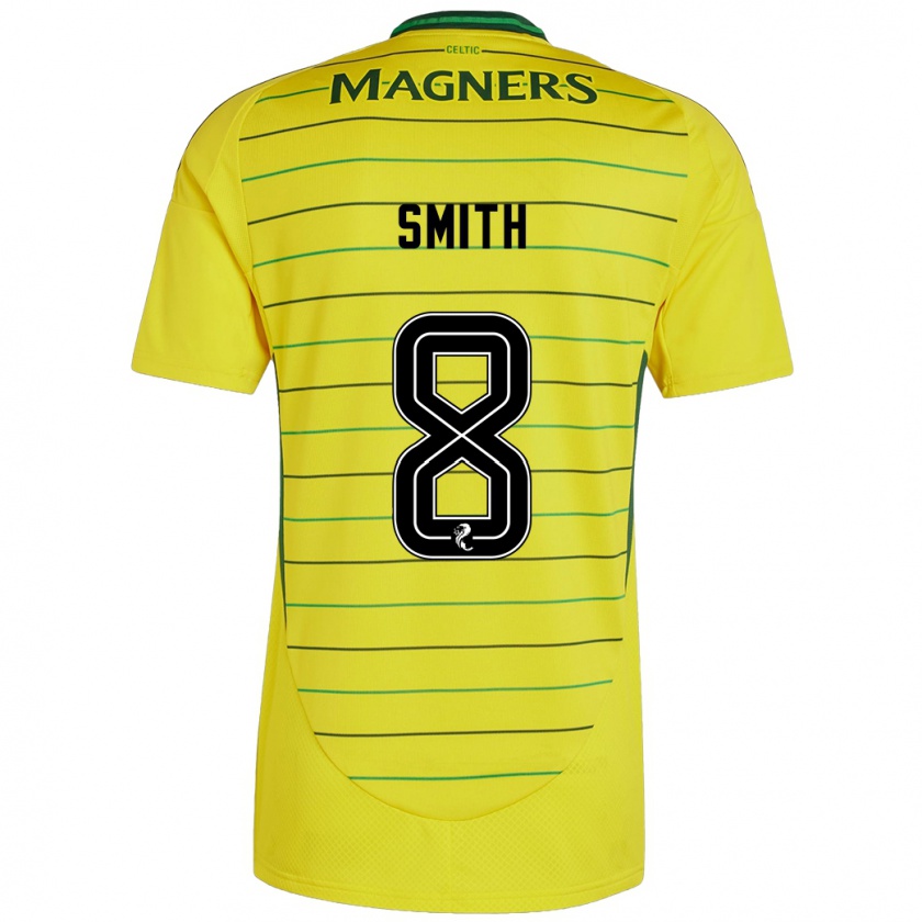 Kandiny Hombre Camiseta Jenny Smith #8 Amarillo 2ª Equipación 2024/25 La Camisa Chile