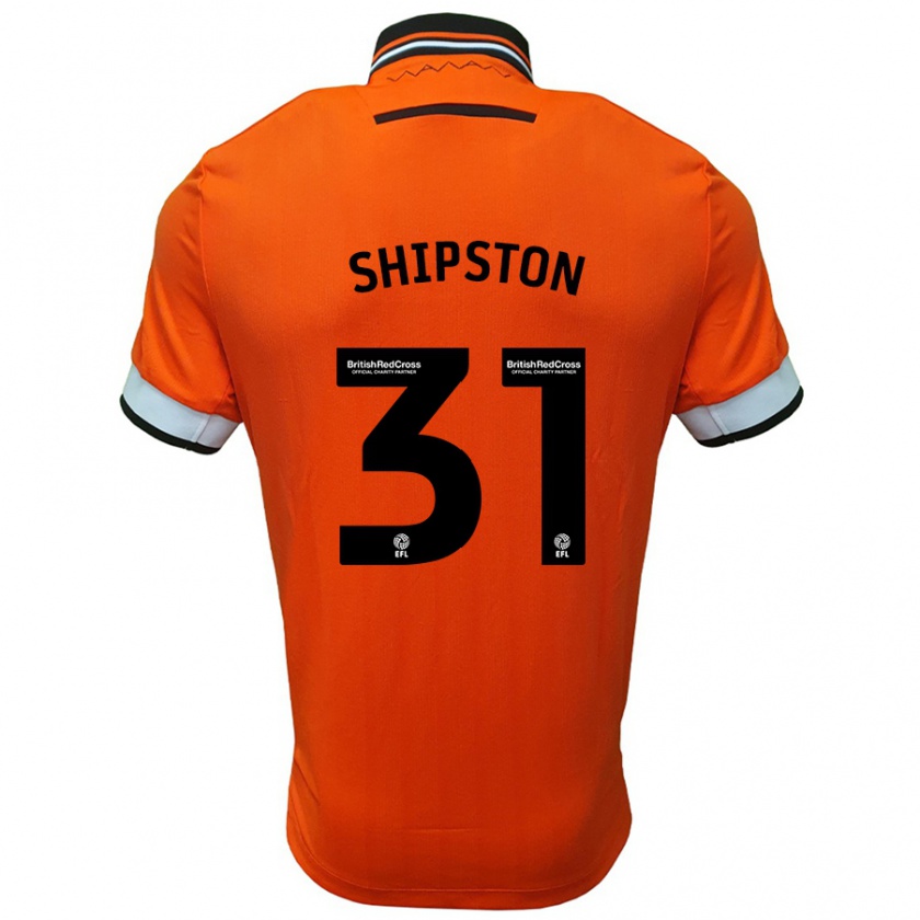 Kandiny Hombre Camiseta Rio Shipston #31 Naranja Blanco 2ª Equipación 2024/25 La Camisa Chile