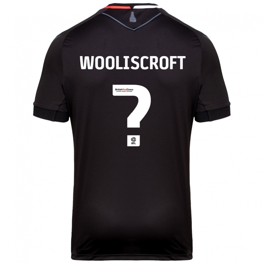 Kandiny Hombre Camiseta Morgan Wooliscroft #0 Negro 2ª Equipación 2024/25 La Camisa Chile